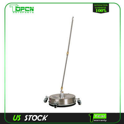 #ad 13quot; Stainless Steel Surface Cleaner Attachment Pressure Washer 4 Wheel $66.99