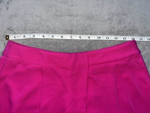 Banana Republic Skort Fuchsia Pink With Pockets Side Zip Size 2 Summer Spring - Picture 6 of 16
