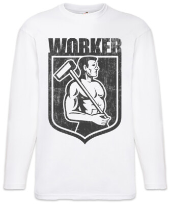 Worker II Langarm T-Shirt Handcraft Socialism Communism Working Class
