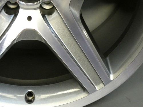 MERCEDES CLS W219 CLS63 AMG 18" ALLOY WHEEL RIM 9.5J REAR DIAMOND CUT GENUINE X1 - Picture 7 of 10