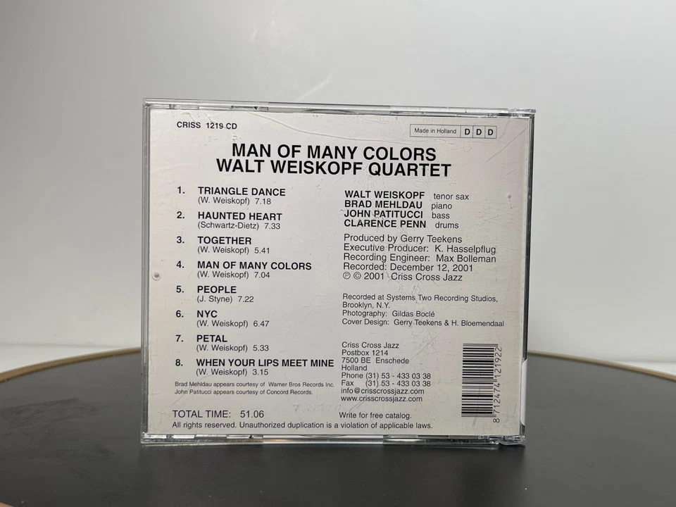 Walt Weiskopf - человек многих цветов крест джаз - Нидерланды 2002 - Изображение 4 из 4