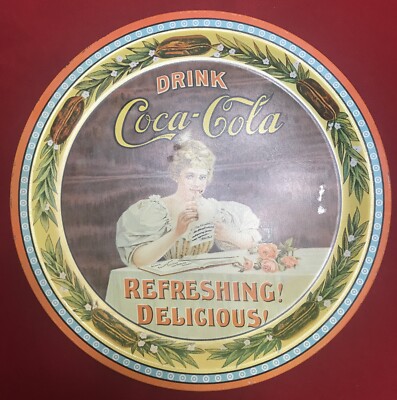 Vintage Coca-Cola LTD Edition Numbered  75th Anniversary 12  Round Metal Tray