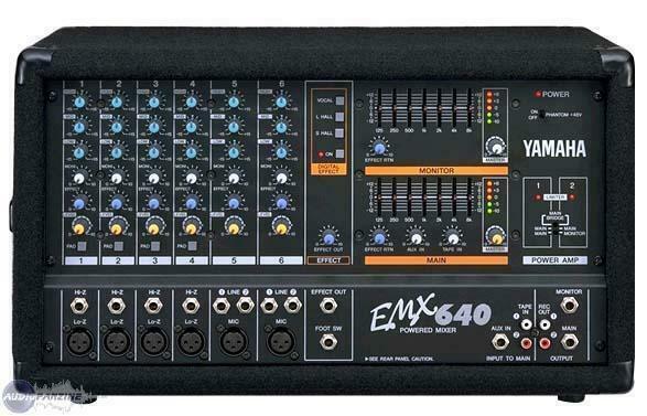 Yamaha EMX640 6 Channel Powered Mixer Dual Amp for sale Yamaha EMX640 6 Channel Powered Mixer Dual Amp for sale