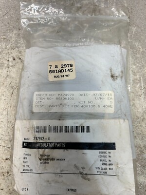 NEW IN BAG SIEMENS DESIC PARTS KIT FOR 40H100 & 40HE ITEM NO RS40H100