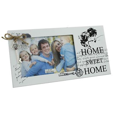 Juliana Home Living 25 cm Holzrahmen ''Home Sweet Home'' & Schlüssel 6''x4''