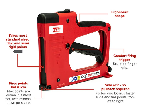 Manual Flexipoint Driver Tool 15mm x 4.5mm Standard Semi-Rigid Picture Framing - Picture 4 of 4