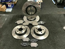 FOR FORD KUGA 2.0 TDCI TITANIUM X FRONT REAR DRILLED GROOVED BRAKE DISCS & PADS