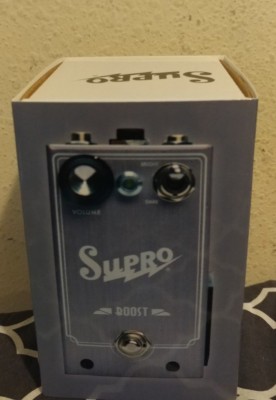NEW SUPRO BOOST GUITAR EFFECTS BOOSTER PEDAL w/ FREE CABLE. w/box