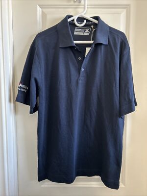 VTG NWT Conoco Phillips OIL Y2K USA Santa Maria Polo Shirt Large