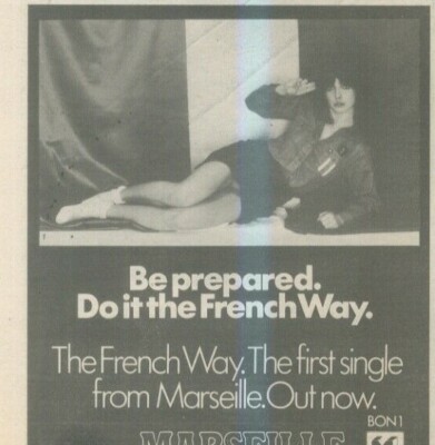 ANEW9 ADVERT 7X5 MARSEILLE : THE FRENCH WAY SINGLE