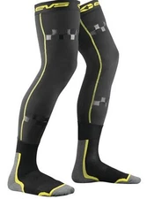 EVS Tug Fusion Youth Knee Brace Socks Black/Hi-Vis One Size