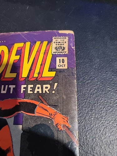 Daredevil 10 1st app of Ani-Men 1965 Wally Wood Art Marvel Comics Low Grade - Picture 4 of 20