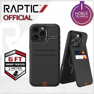 Raptic MagSafe Wallet with Kickstand for iPhone 16