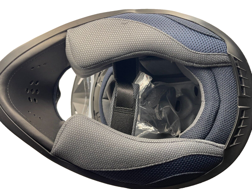 NEW HJC DS-X1 Motorcycle HELMET Semi Flat Black Size XS - Picture 9 of 9
