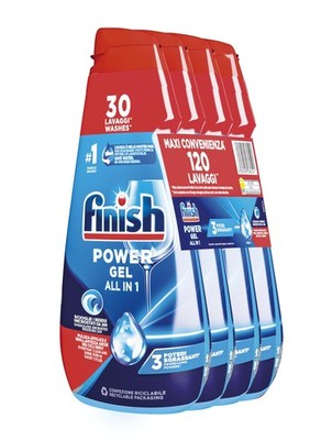 Finish Powergel Fresh Spülmaschinengel 120 Waschgänge 4x30WL