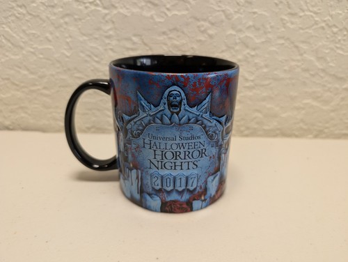 SELTEN Halloween Horror Nächte 2017 Kaffeebecher Tasse Hitze aktiviert Totenkopf Ex-Zustand - Bild 1 von 3