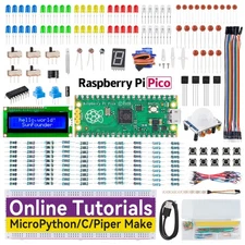 SunFounder Raspberry Pi Pico Starter Kit with 40 Projects MicroPython Arduino...