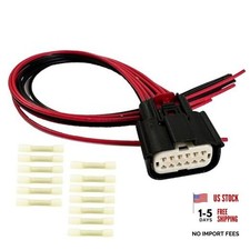 2 Pin Headlights Halogen Wiring Harness Connector Pigtail Plug Fit RAM500 Ram 1