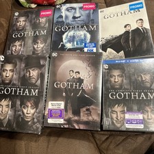 Gotham Seasons 1, 3, 4, and 5 plus extras. Factory Sealed. Must See 
