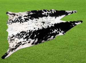 100% New Cowhide Rugs Area Cow Skin Leather (46" x 44") Cow hide SA-3488
