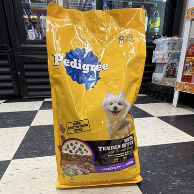 Pedigree Tender Bites for Small Adult Dogs, Chicken & Steak Flavor Treats
