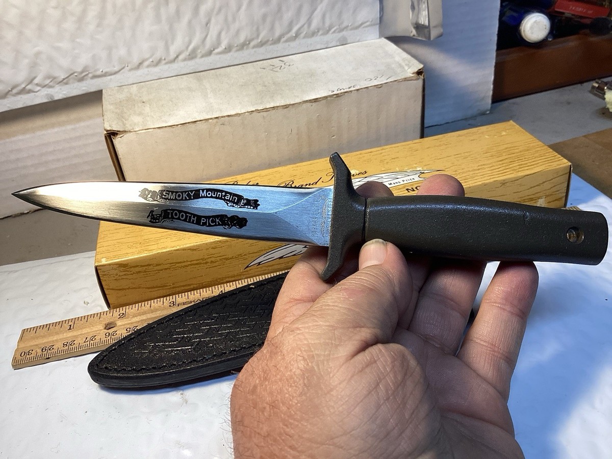 Vintage Parker Japan 1983 Smoky Mountain Fixed Blade Boot Knife