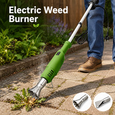 2000W ELECTRIC WEED BURNER KILLER WAND HOT AIR BLASTER TORCH 600&deg;C GARDEN