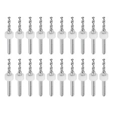 20pcs Micro PCB Drill Bits 2.15mm Tungsten Steel for  CNC Engraving