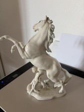 Vintage Porzellan Figur steigendes Pferd Germany Thüringen Dekor Figur