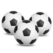 5" Foam Mini Soccer Balls for Kids Adults, Soft Squishy Slow Rising White