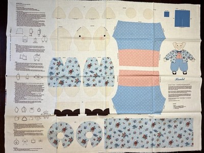 Vintage Hamlet Pig Fabric Panel: Sew & Stuff Soft Sculpture (36'' Panel)