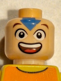 Lego Aang Minifigure ava001 Avatar the Last Airbender 3828 3829 Air Temple