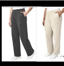 NWT Mondetta Pants Women  s L Fleece Lined High Rise Pull On Sweatpants