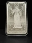 PAMP 10 oz Silver Bar Lady of Justice .999 Fine Silver in Capsule