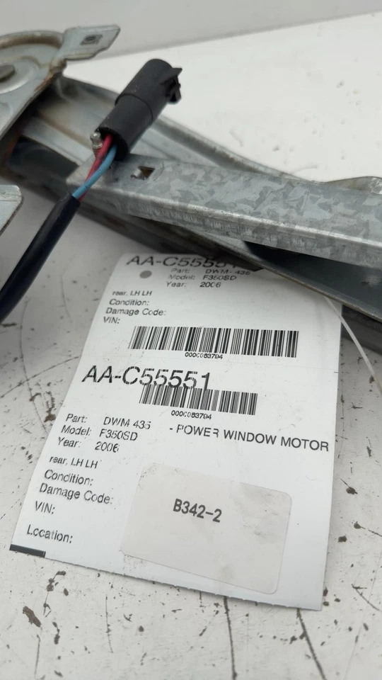 2000-2010 FORD F350 SD PICKUP Power Window Motor Ford Left - Image 4 of 4