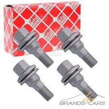 4x FEBI RADSCHRAUBEN M12 x 1,25 x 17 mm GEOMET SW17 50024806