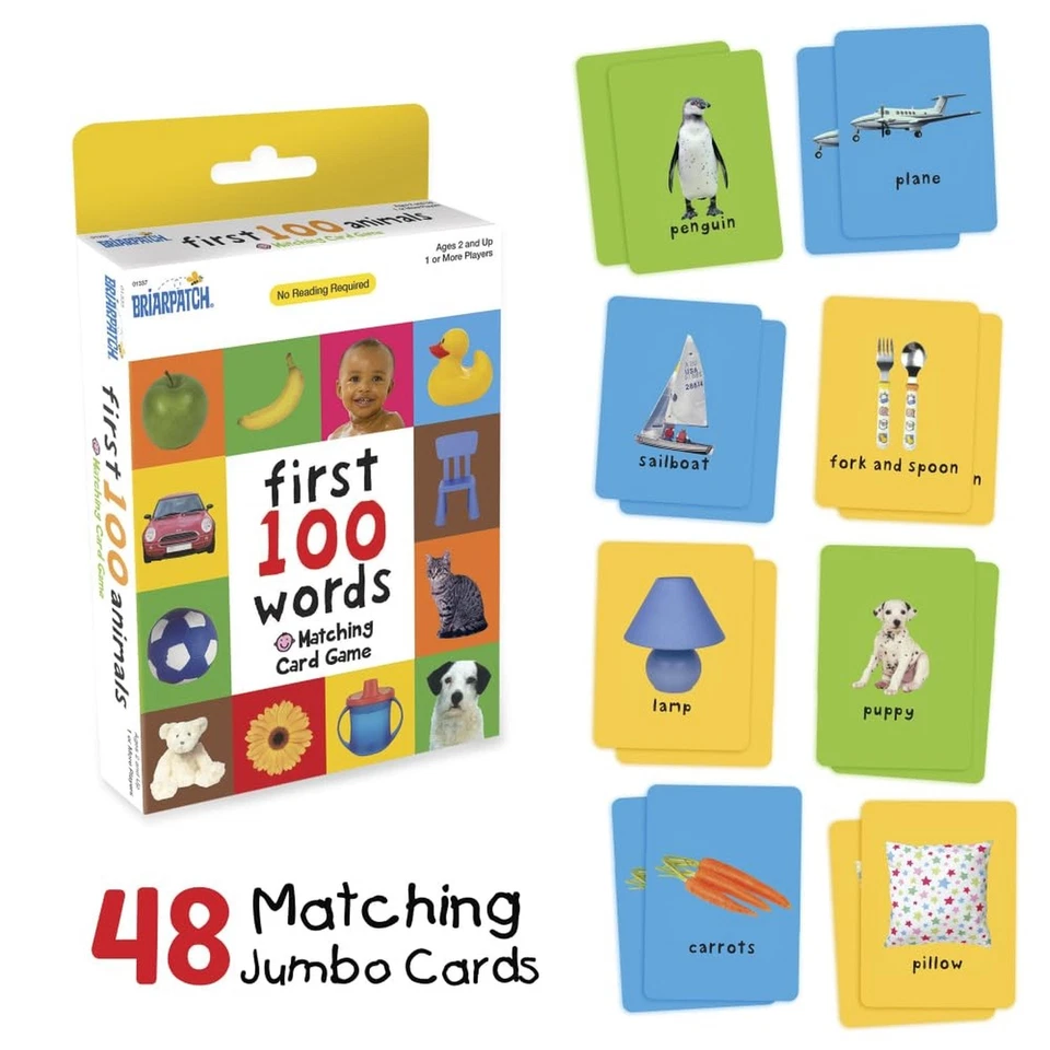 Briarpatch, First 100 Words Matching Card Game, Based On Board Books by Roger... - Image 3 of 4