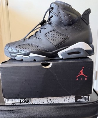 Jordan Air Jordan 6 Retro Black Cat 2016 Black White 384664-020 Men's Sneaker