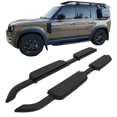 Trittbretter Seitenbrett Set für Land Rover Defender L663 ab 2020 Schwarz