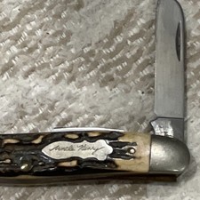 Uncle Henry Vintage 2-Blade Pocketknife Stag Handle Stainless Steel Brown