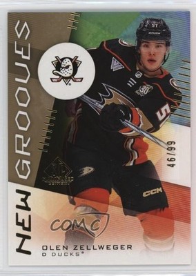 2024 Upper Deck SP Game Used New Grooves Gold /99 Olen Zellweger Rookie RC o8j