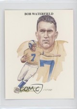 1989 All Time Great Quarterbacks Bob Waterfield #3 HOF 0a6