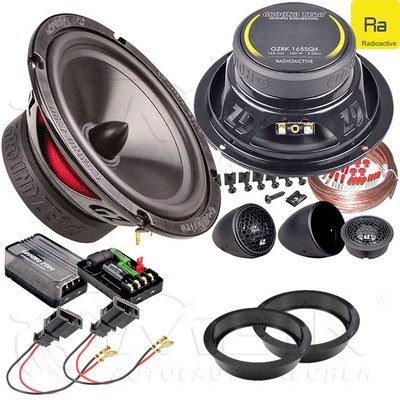 GROUND ZERO LAUTSPRECHER für AUDI A4 B8 / 8K 2007-2015 Front Vorn Tür 190W #AJ0N