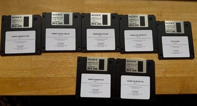 Ensoniq 7 Disketten Floppy / FX Set WAVEBOY EFFECTS ASR10 EPS16