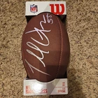 Terrell Suggs Wilson NFL Autographed Football Schwartz Sports Memorabilia COA