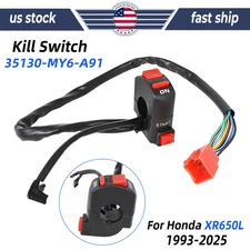 Kill Switch 35130-MY6-A91 For Honda XR650 L Start Stop On/Off Switch 1993-2025