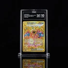 Charizard Ex 2023 Pokemon TCG Scarlet Violet Obsidian Flames 228 /197 TAG 10