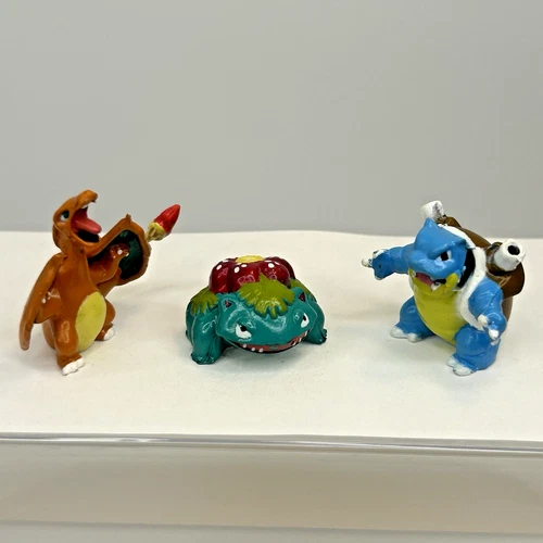 Charzard Blastoise venusaur Pokémon 1999 BP Banpresto Figures 1” Vintage #103