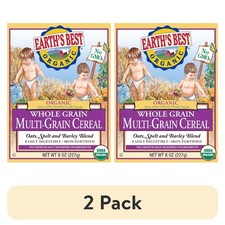 Organic Multi-Grain Infant Baby Cereal 8 oz Healthy First Food 2 Pack