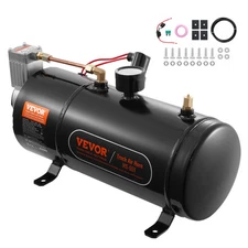 VEVOR 12V Air Compressor with 0.8 Gal/3L Tank Onboard Air Horn Compressor System